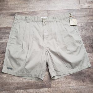 NWT Columbia Men's Khaki Pleated Hiking Pants 42